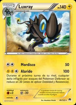 Luxray card in Spanish