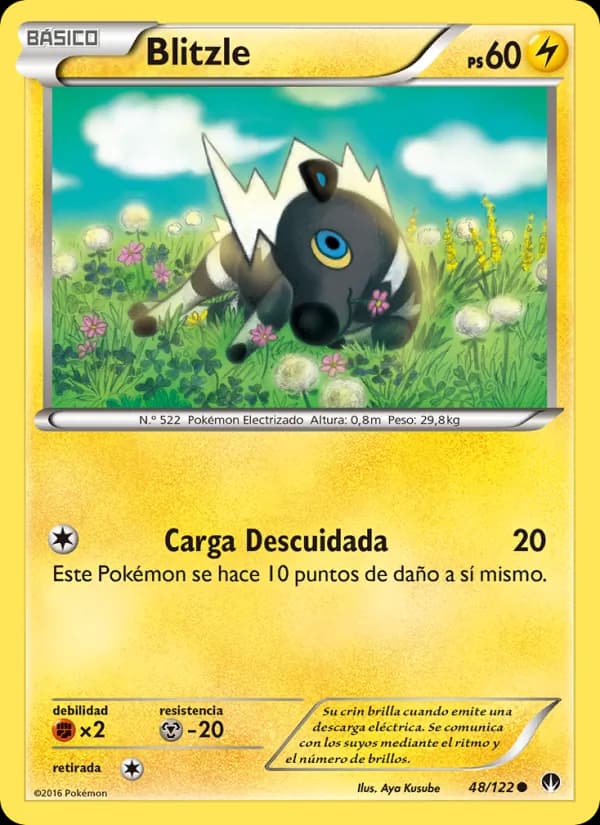 Blitzle card in Spanish