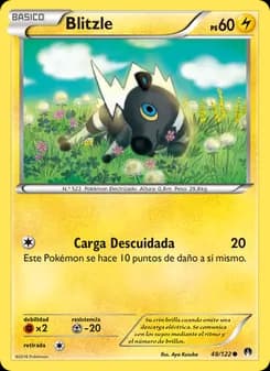 Blitzle card in Spanish