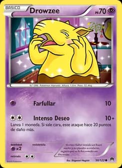 Drowzee card in Spanish