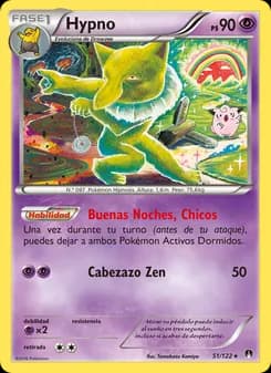 Hypno card in Spanish
