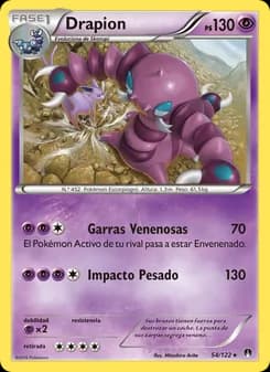 Drapion card in Spanish