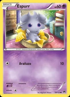 Espurr card in Spanish