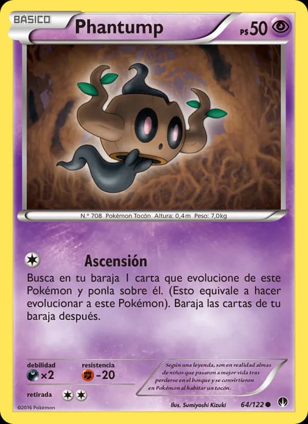 Phantump card in Spanish
