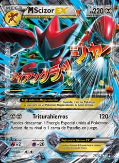 M-Scizor EX card in Spanish