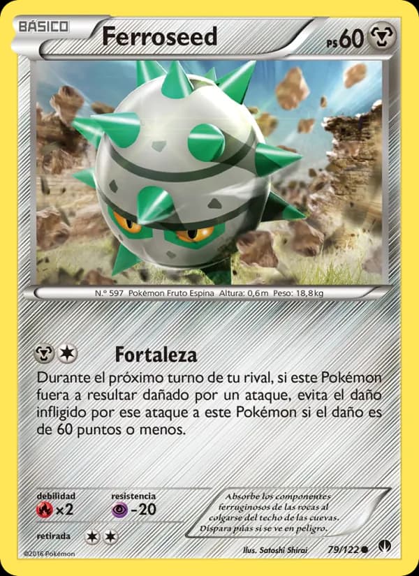 Ferroseed card in Spanish