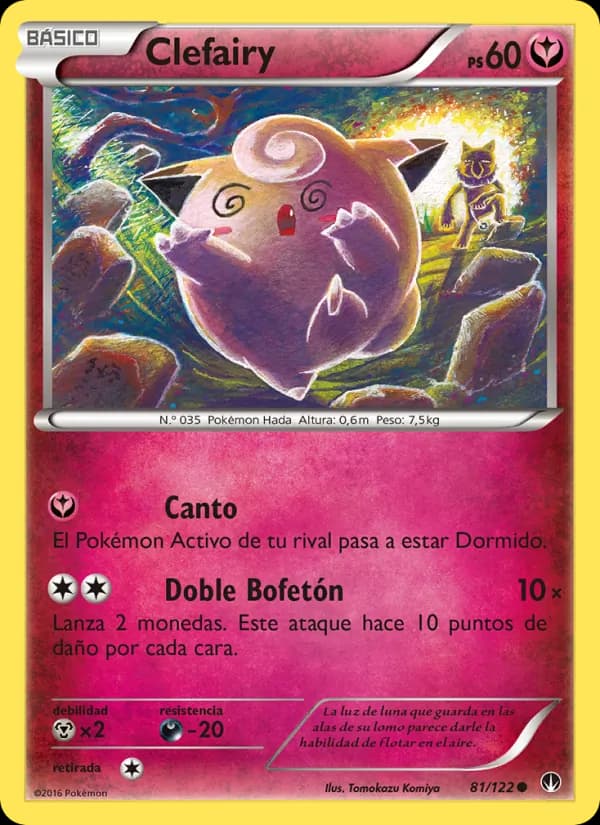 Clefairy card in Spanish