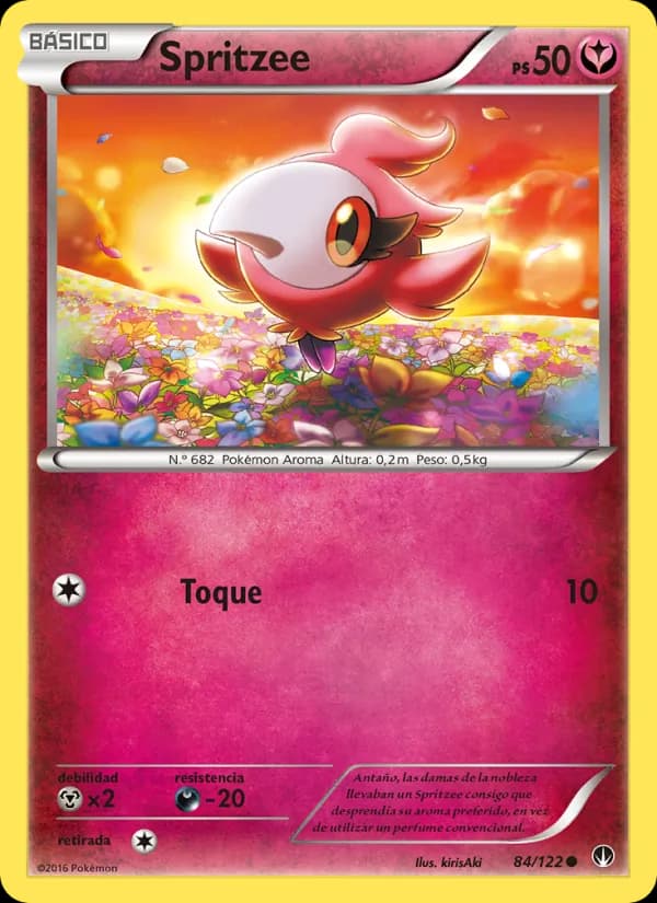 Spritzee card in Spanish