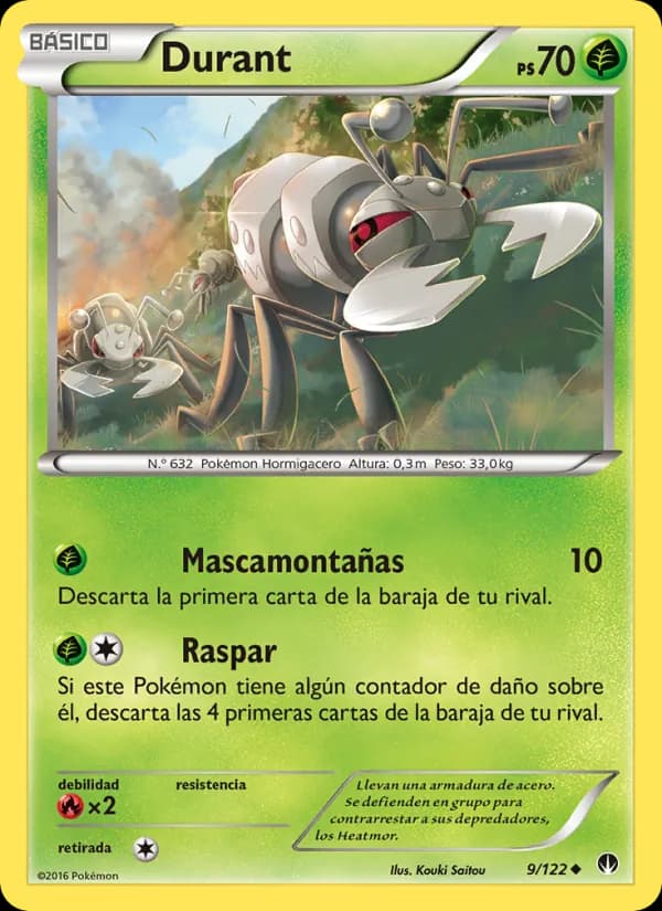 Durant card in Spanish