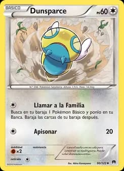 Dunsparce card in Spanish