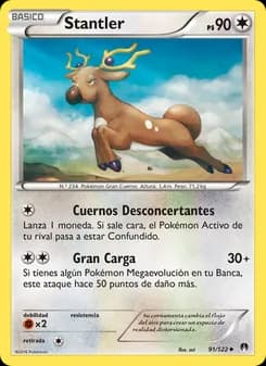 Stantler card in Spanish
