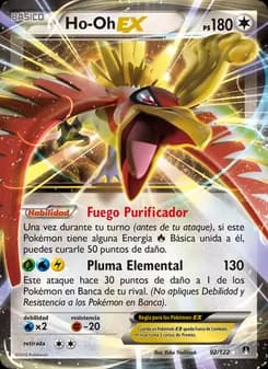 Ho-Oh EX card in Spanish