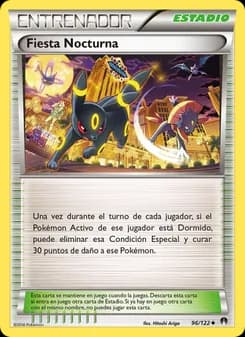 Fiesta Nocturna card in Spanish