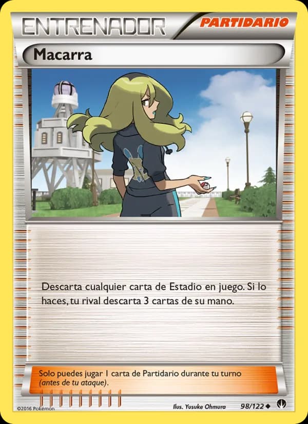 Macarra card in Spanish