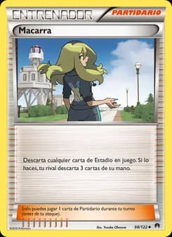 Macarra card in Spanish