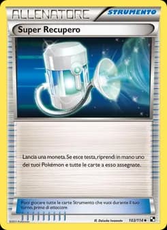 Super Recupero card in Italian