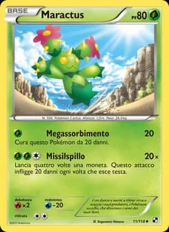 Maractus card in Italian