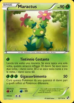 Maractus card in Italian