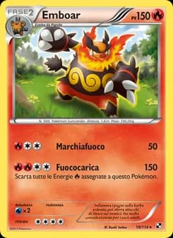 Emboar card in Italian