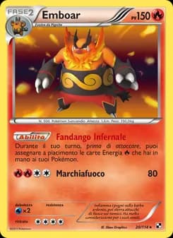 Emboar card in Italian