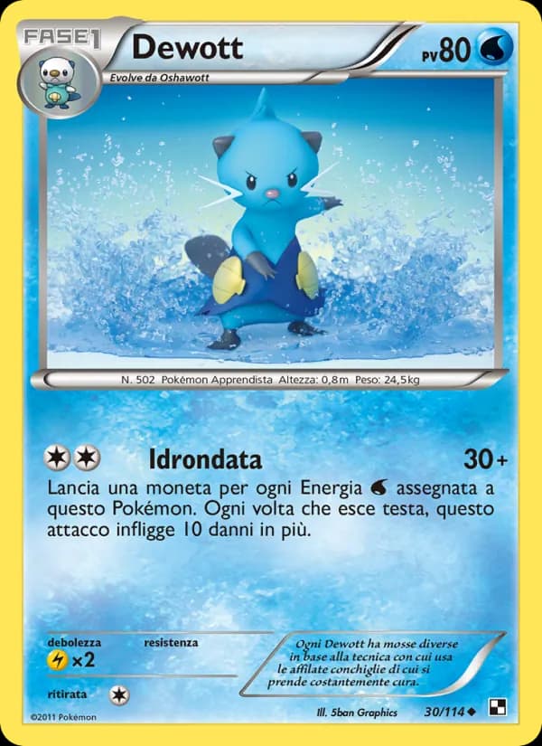 Dewott card in Italian
