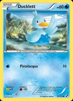 Ducklett card in Italian