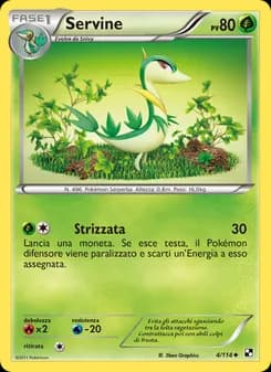 Servine card in Italian