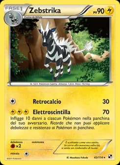 Zebstrika card in Italian