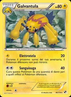 Galvantula card in Italian