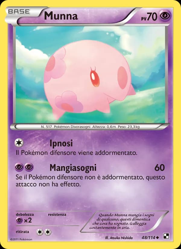 Munna card in Italian