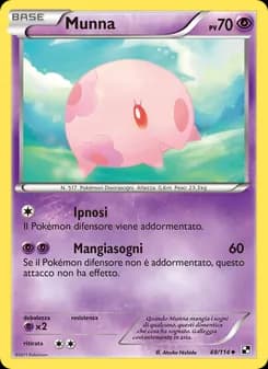 Munna card in Italian