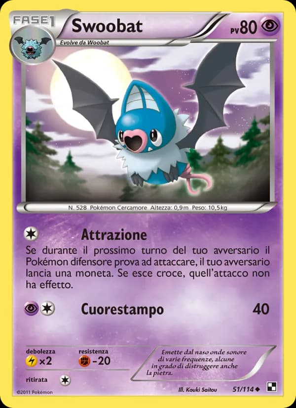 Swoobat card in Italian