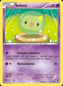 Solosis card in Italian