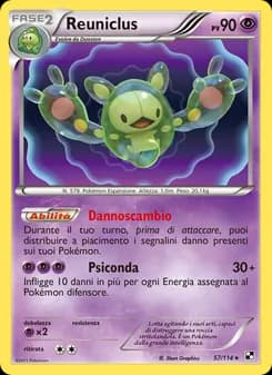 Reuniclus card in Italian