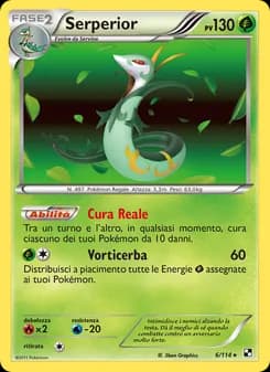 Serperior card in Italian