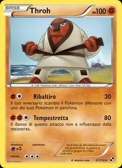 Throh card in Italian