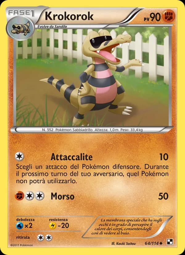 Krokorok card in Italian