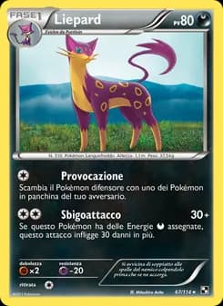 Liepard card in Italian