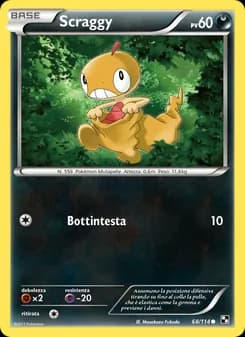 Scraggy card in Italian