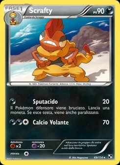 Scrafty card in Italian
