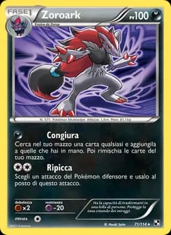 Zoroark card in Italian