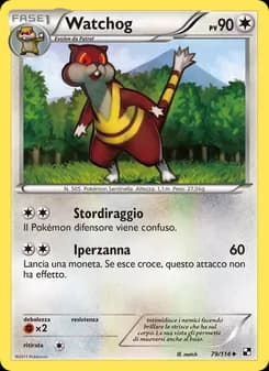 Watchog card in Italian