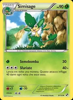 Simisage card in Italian