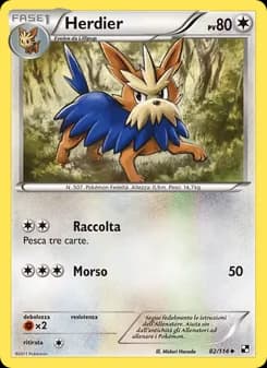 Herdier card in Italian