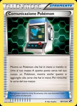 Comunicazione Pokémon card in Italian