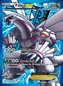 Palkia-EX card in Italian
