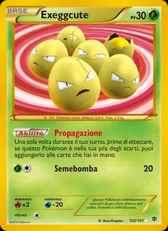 Exeggcute card in Italian