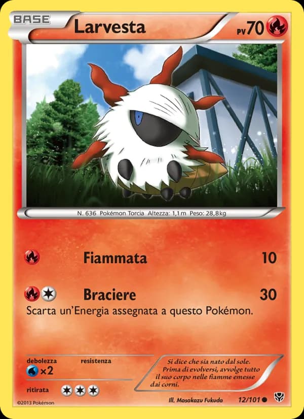 Larvesta card in Italian