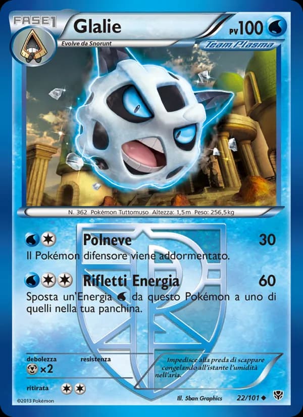 Glalie card in Italian
