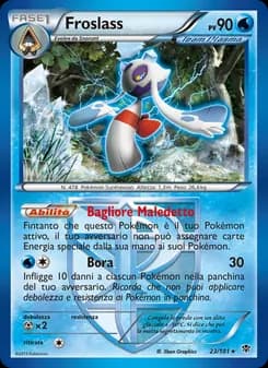 Froslass card in Italian